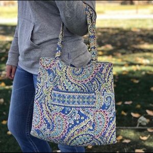 Vera Bradley Capri Blue Tote and Wallet